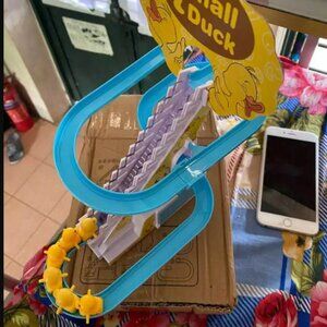 Yellow Duck Slide Toy